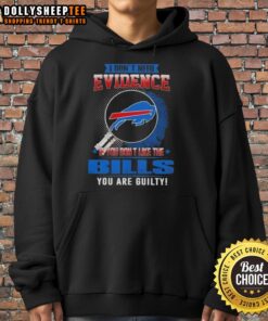 Original 'I Dont Need Evidence' Buffalo Bills hoodie, perfect for fans showing team pride and loyalty.