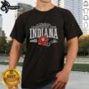Original Indiana Hoosiers 2025 Big Ten Football Championship Game T-Shirt featuring vibrant colors and team logo.