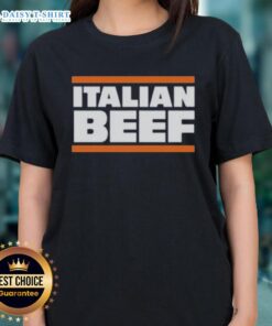Original Italian Beef Chicago Bears ladies tee featuring vibrant team colors and stylish graphic design.