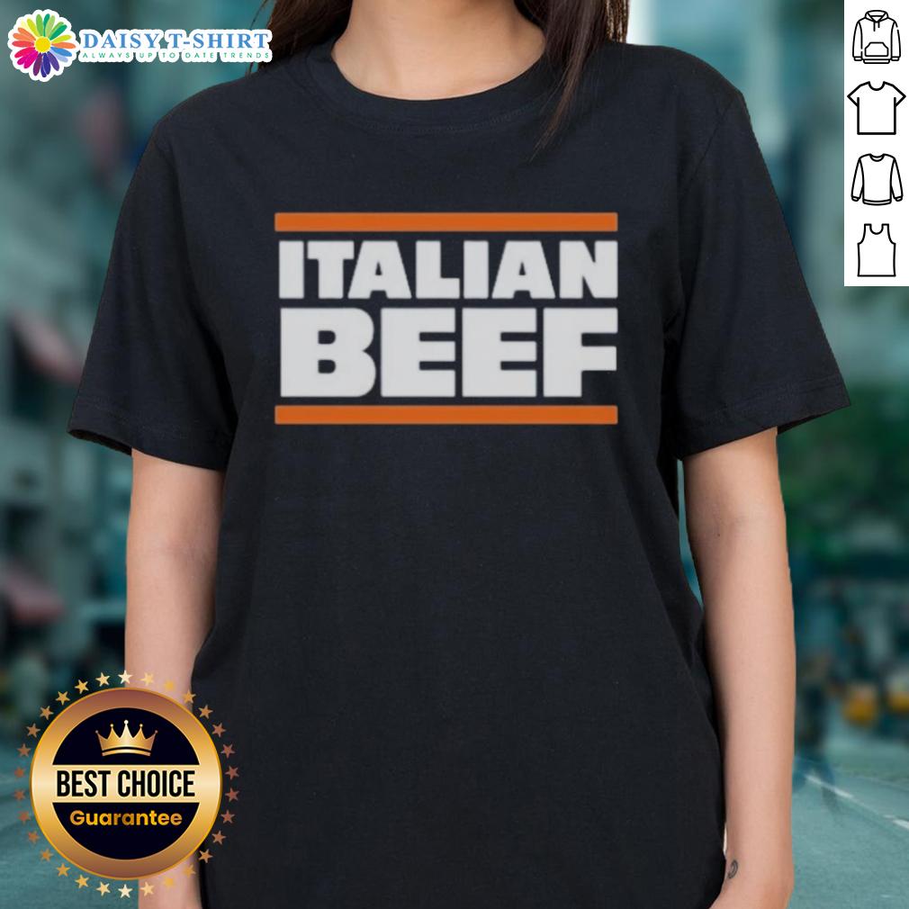 Original Italian Beef Chicago Bears Ladies Tee Original Italian Beef Chicago Bears ladies tee featuring vibrant team colors and stylish graphic design.