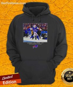 Original Josh Allen Buffalo Bills football hoodie 2025, featuring bold team colors and stylish design for fans.