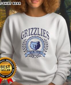 Memphis Grizzlies NBA Crest Sweatshirt featuring vibrant team colors and logo, perfect for fans and sports enthusiasts.