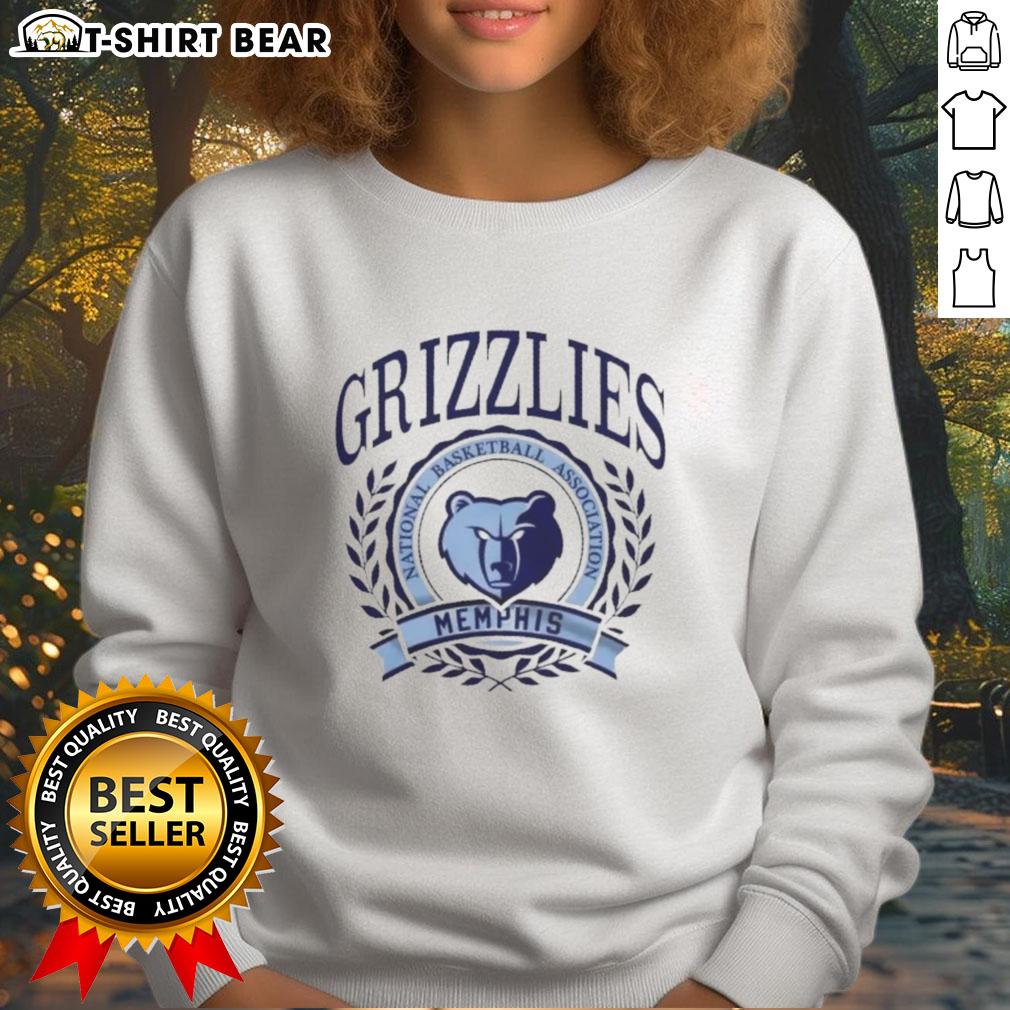 Original Memphis Grizzlies National Basketball Association Crest Sweatshirt Memphis Grizzlies NBA Crest Sweatshirt featuring vibrant team colors and logo, perfect for fans and sports enthusiasts.
