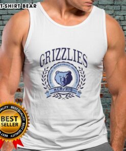 Original Memphis Grizzlies NBA crest tank top featuring vibrant team colors and logo, perfect for basketball fans.