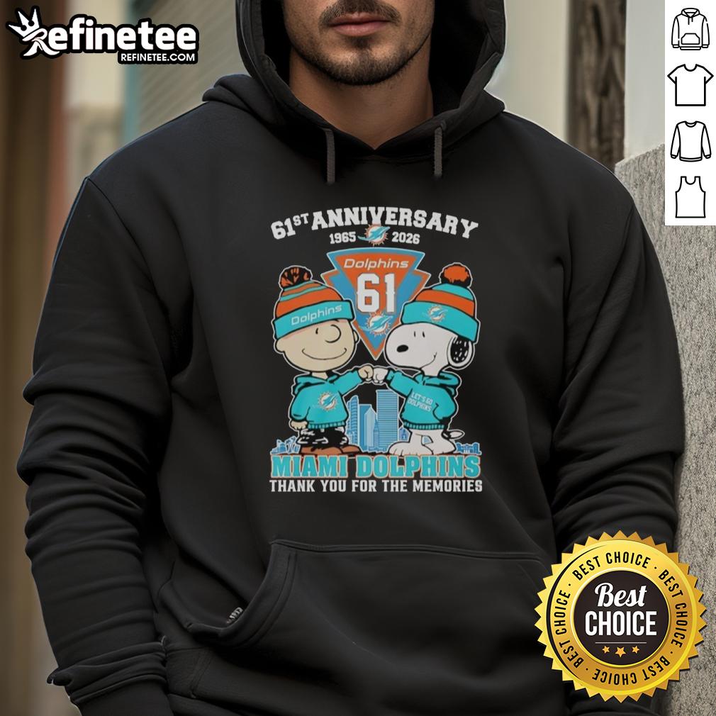 original-miami-dolphins-outfit-with-snoopy-and-charlie-brown-61st-anniversary-1965-2026-hoodie Original Miami Dolphins outfit hoodie featuring Snoopy and Charlie Brown for the 61st Anniversary 1965-2026.