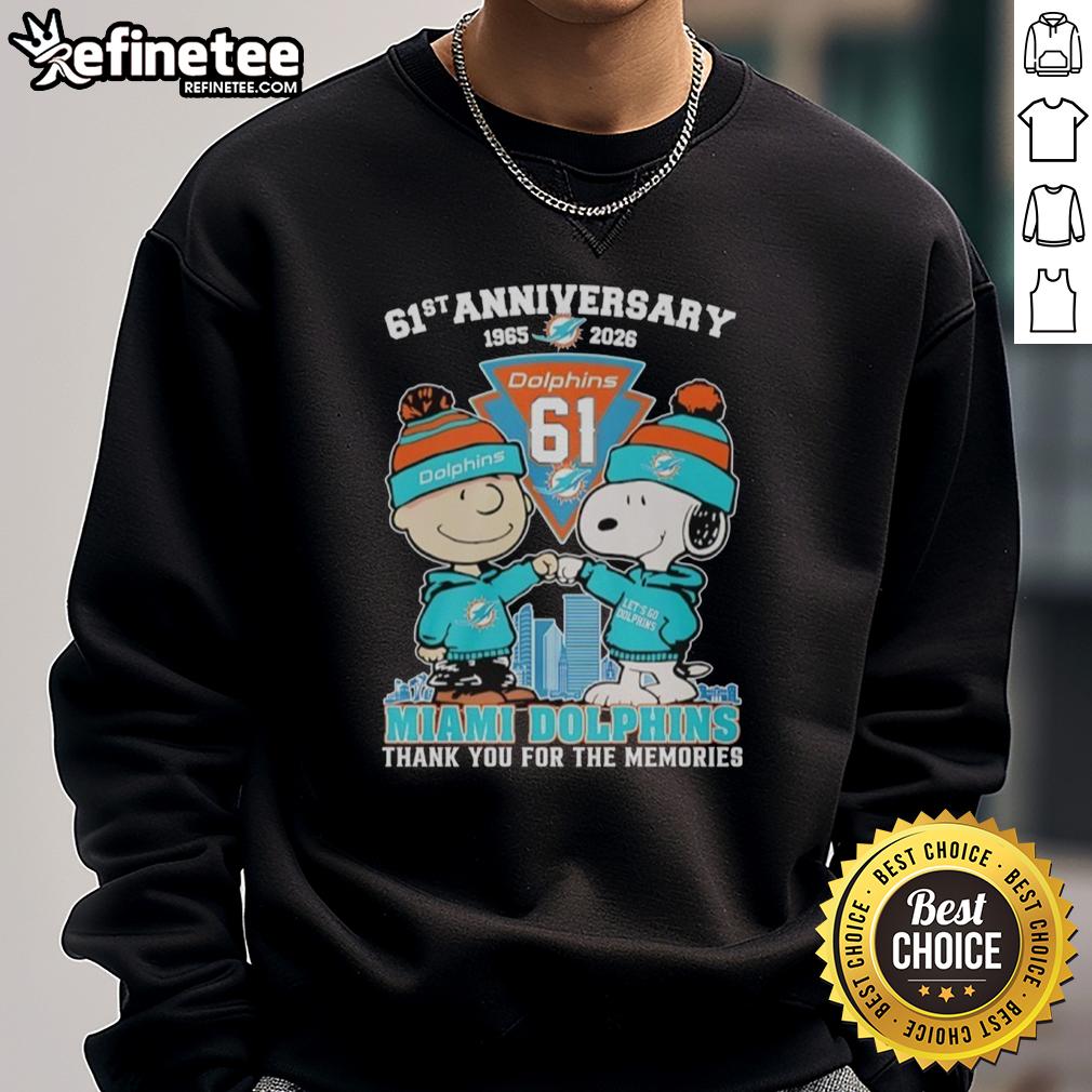 original-miami-dolphins-outfit-with-snoopy-and-charlie-brown-61st-anniversary-1965-2026-sweatshirt Original Miami Dolphins outfit featuring Snoopy and Charlie Brown for the 61st Anniversary 1965-2026 sweatshirt.