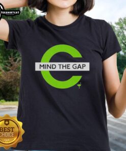 Original Mind The Gap Ladies Tee in stylish design, perfect for casual wear and showcasing unique fashion sense.