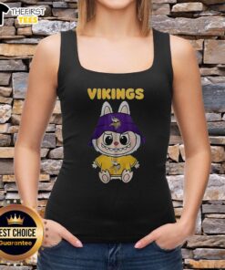 Original Minnesota Vikings Labubu Tank Top featuring team colors and logo, perfect for game day and casual wear.