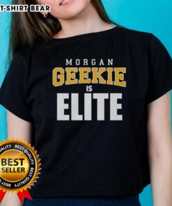 Original Morgan Geekie Elite Short Shift Ladies Tee featuring stylish design and comfortable fit for fans.