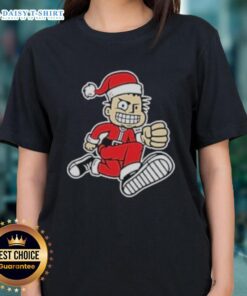 Original MXPX Santa PX Ladies Tee featuring a festive design, perfect for holiday celebrations and casual wear.