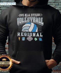 Original NCAA Division I Women's Volleyball Regionals hoodie featuring Arizona State, Creighton Bluejays, and Cal Poly logos.