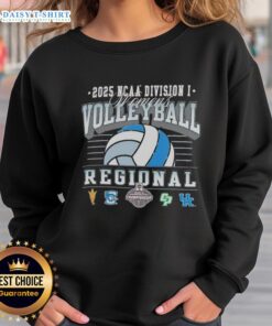Original NCAA Division I Women's Volleyball Regionals sweatshirt featuring Arizona State, Creighton Bluejays, and Cal Poly.