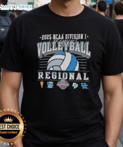 Original NCAA Division I Women's Volleyball Regionals T-Shirt featuring Arizona State, Creighton Bluejays, and Cal Poly logos.