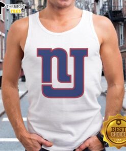 Original New York Giants logo parody tank top featuring a fun twist on the classic design for sports fans.