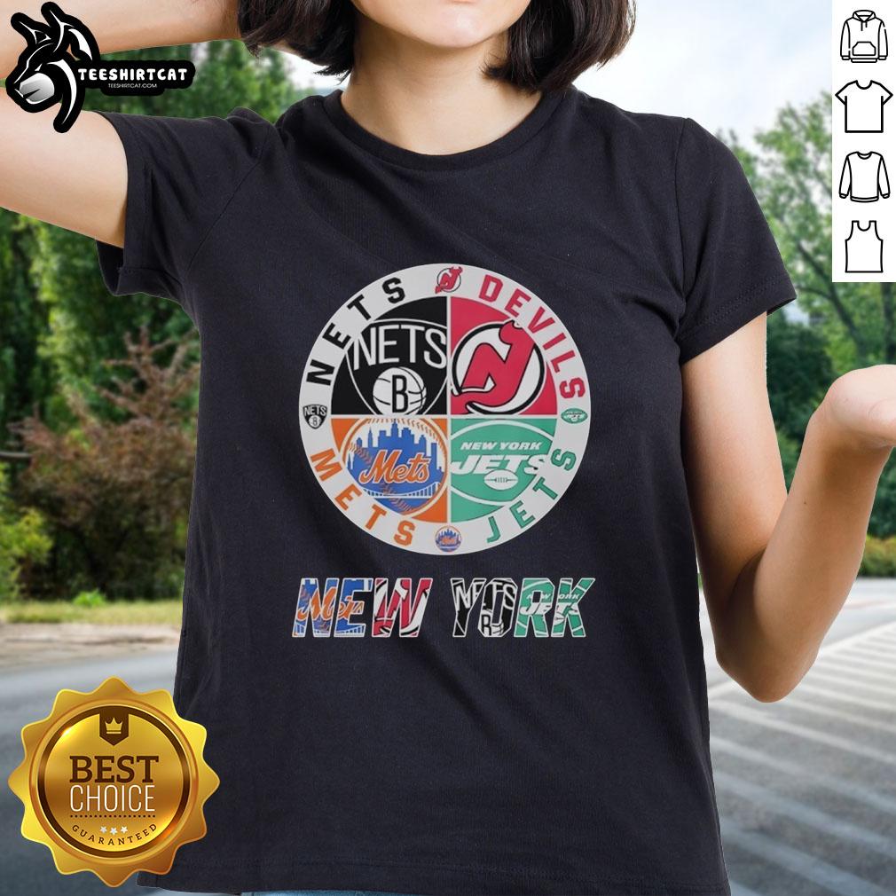 original-new-york-mets-new-york-jets-brooklyn-nets-and-new-jersey-devils-mashup-logo-ladies-tee Original New York Mets, Jets, Brooklyn Nets, and Devils mashup logo on a ladies tee, perfect for sports fans.