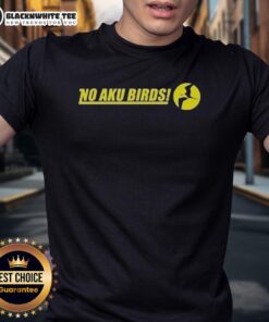 Original No Aku Birds Logo T-Shirt featuring a vibrant design and comfortable fit for bird lovers.