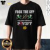 Original Notre Dame Fighting Irish vs Alabama Crimson Tide College Football Playoff T-Shirt design featuring team logos.