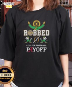 Original Notre Dame Fighting Irish vs Alabama Crimson Tide college football playoff ladies tee design featuring team logos.