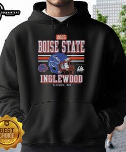 Original Official Boise State Broncos 2025 LA Bowl Hoodie featuring team logo and vibrant colors for fans.