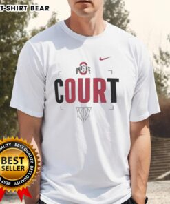 Original Ohio State Our Court T-Shirt featuring a bold design, perfect for fans and supporters of Ohio State University.