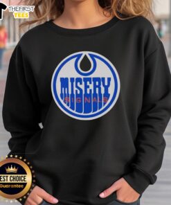 Original Oil Misery Signals sweatshirt featuring bold graphic design, perfect for fans of the band and stylish streetwear.