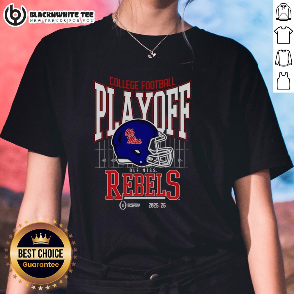 Original Ole Miss Rebels 2025-2026 College Football Playoff Bound Helmet Ladies-Tee Original Ole Miss Rebels 2025-2026 College Football Playoff Bound Helmet Ladies Tee in vibrant colors and stylish design.