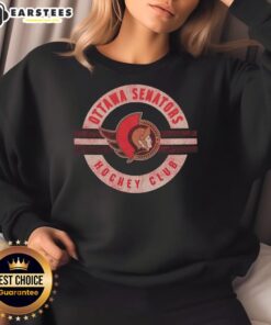 Original Ottawa Senators surround sweatshirt featuring team colors and logo, perfect for fans and chilly game days.