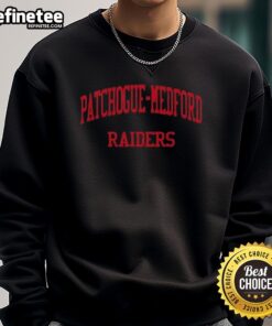 Original Patchogue Medford Raiders High School sweatshirt showcasing team spirit in Medford, NY sports apparel.