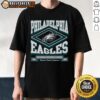 Alt Text: Original Philadelphia Eagles Heater T-Shirt featuring vibrant team colors and logo, perfect for fans and casual wear.