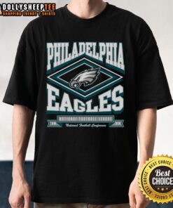 Alt Text: Original Philadelphia Eagles Heater T-Shirt featuring vibrant team colors and logo, perfect for fans and casual wear.