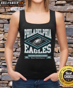 Alt Text: Original Philadelphia Eagles Heater Tank Top featuring team colors and logo, perfect for game day or casual wear.