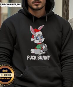 Cozy Original Puck Bunny Christmas Hoodie featuring festive design and playful graphics for holiday cheer.