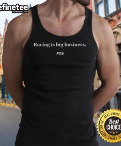 Original Racing is Big Business Fos Letter Tank Top in vibrant colors, perfect for racing enthusiasts and casual wear.