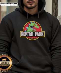 Original Reptar Park hoodie featuring Rugrats Movie cartoon design, perfect for fans of classic animated shows.