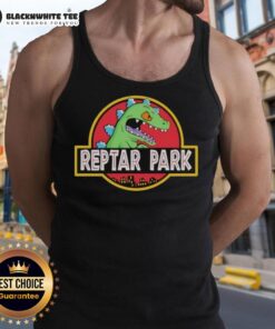 Original Reptar Park tank top featuring Rugrats movie cartoon design, perfect for nostalgic fans of the classic series.