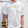 Original Rnc Classic Letter Logo Political T-Shirt featuring bold lettering and patriotic colors for supporters.