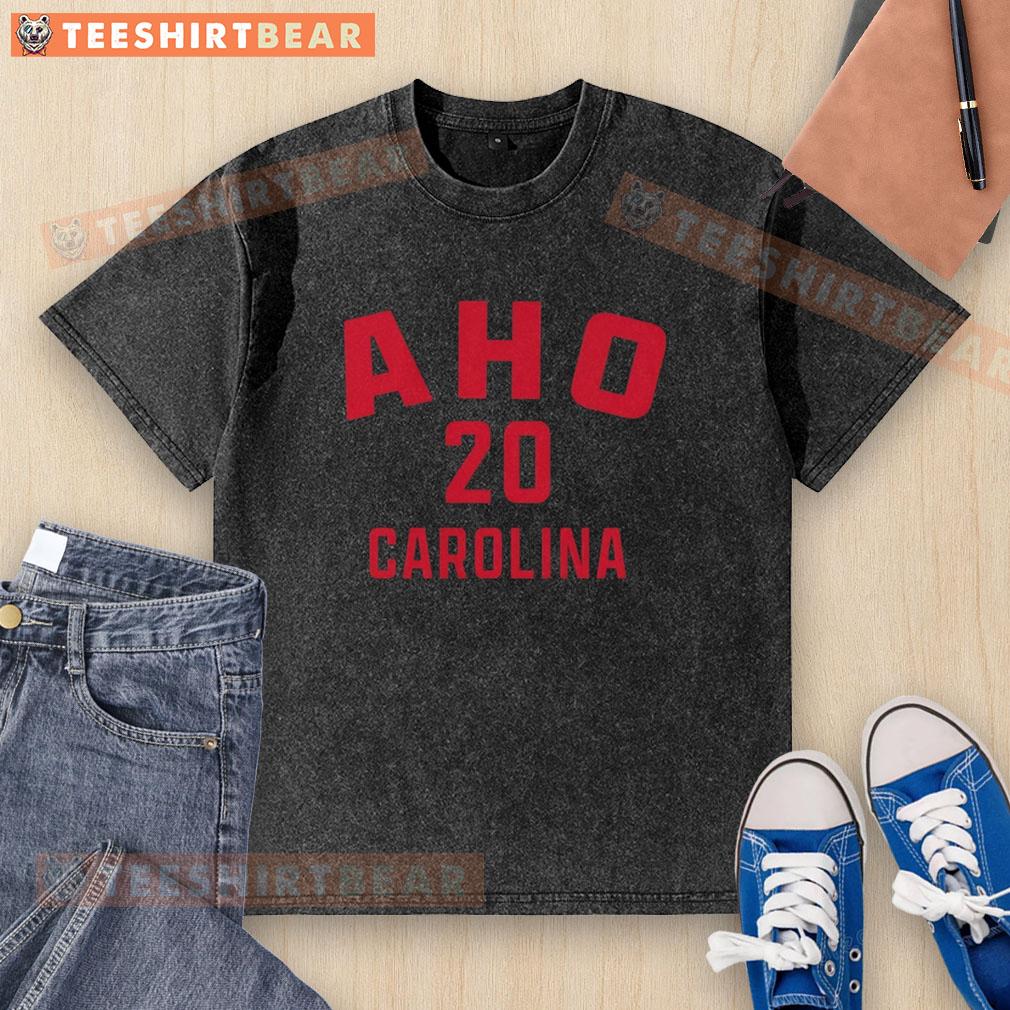 original-sebastian-aho-20-carolina-hurricanes-hockey-washed-t-shirt Original Sebastian Aho Carolina Hurricanes hockey washed t-shirt featuring team colors and logo.