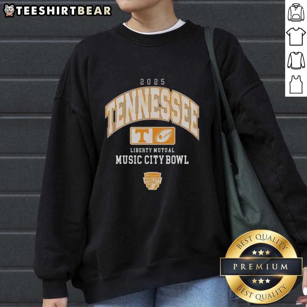 original-tennessee-volunteers-football-liberty-mutual-music-city-bowl-2025-sweatshirt Alt Text: Original Tennessee Volunteers Football sweatshirt for the Liberty Mutual Music City Bowl 2025, featuring team colors and logo.