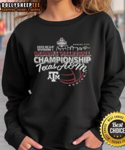 Original Texas A&M Aggies 2025 NCAA Division I Women's Volleyball Championship Final Four Bound Sweatshirt design.