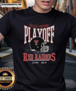 Original Texas Tech Red Raiders College Football Playoff 2025-26 T-Shirt featuring vibrant team colors and logo.