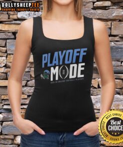 Original Tulane Green Wave Playoff Mode CFP 2025-2026 tank top showcasing team spirit and vibrant colors.