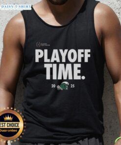 Original Tulane Green Wave Playoff Time logo tank top featuring vibrant team colors and stylish design.