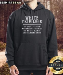 Alt Text: Original White Privilege hoodie featuring the phrase on a stylish design, promoting awareness and discussion.