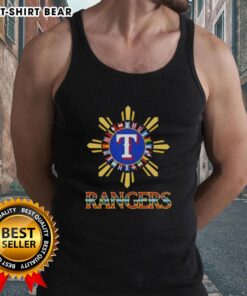 Premium 2025 Texas Rangers Baseball X Hispanic Tank Top featuring vibrant graphics and comfortable fit for fans.