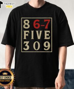 Premium 867 Five 309 T-Shirt featuring a stylish design and comfortable fit, perfect for casual wear.