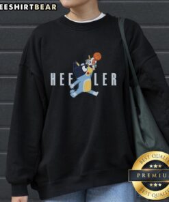 Premium Air Heeler Bluey sweatshirt featuring vibrant colors and playful design, perfect for Bluey fans and cozy wear.
