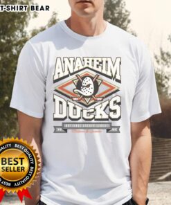Premium Anaheim Ducks Heater T-Shirt featuring vibrant team colors and logo, perfect for fans and casual wear.