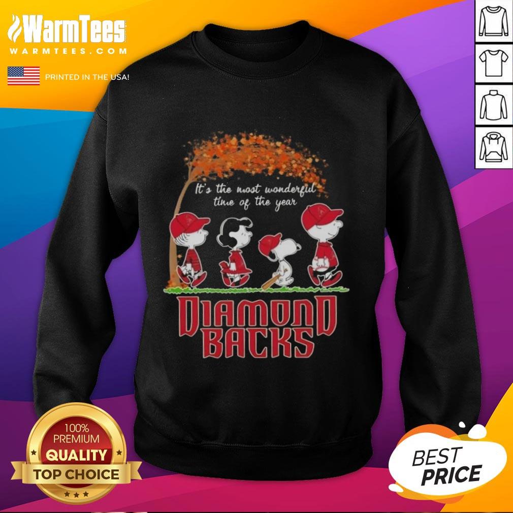 premium-arizona-diamondbacks-x-peanuts-snoopy-and-friends-autumn-its-the-most-wonderful-time-of-the-year-sweatshirt Premium Arizona Diamondbacks X Peanuts Snoopy and Friends autumn sweatshirt for the most wonderful time of the year.