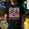 Premium Atlanta Braves Heater T-Shirt featuring team logo and bold colors, perfect for fans and game day attire.