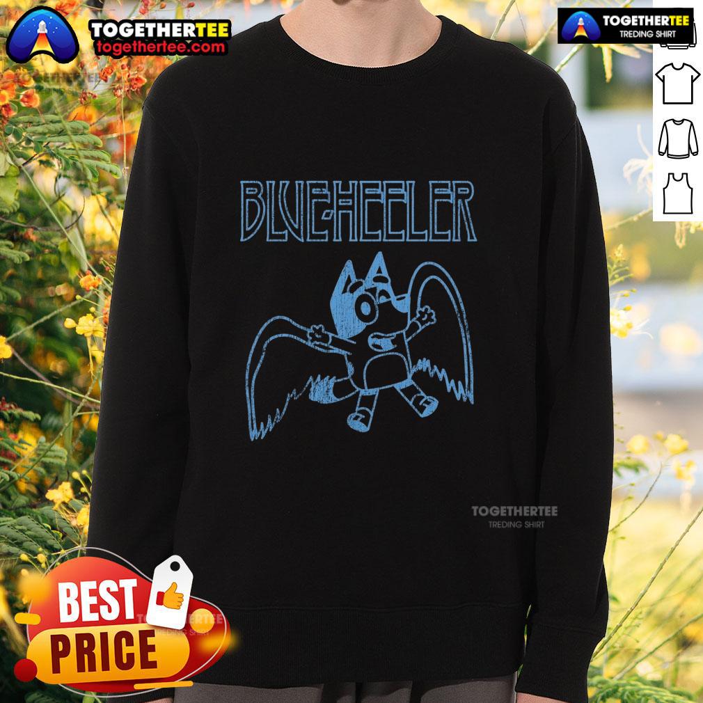 Premium Blue Heeler Bluey Sweatshirt Premium Blue Heeler Bluey sweatshirt featuring a vibrant design, perfect for dog lovers and cozy casual wear.